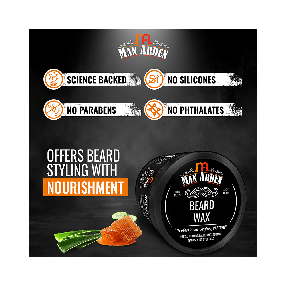 Man Arden High Hold Beard Wax - Image 7