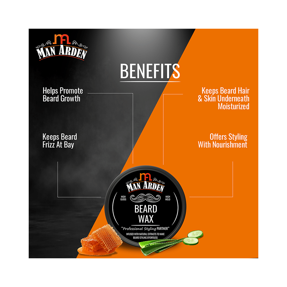 Man Arden High Hold Beard Wax - Image 9