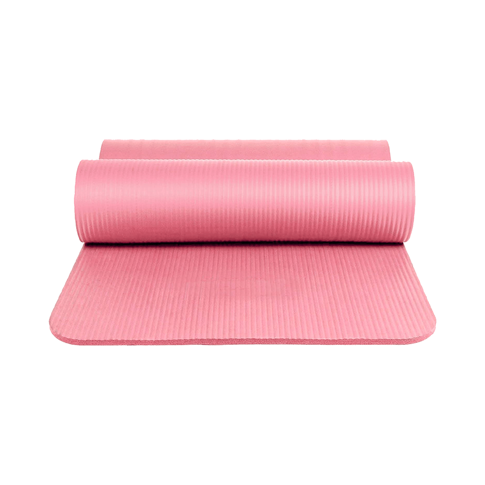 Boldfit Yoga Mat with Carrying Strap Pink - Image 1