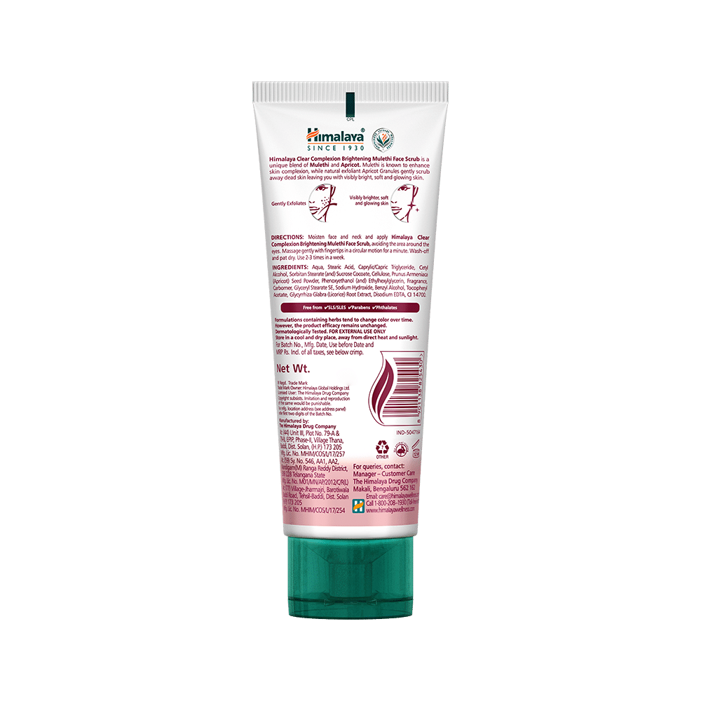 Himalaya Clear Complexion Brightening Mulethi Face Scrub - Image 2