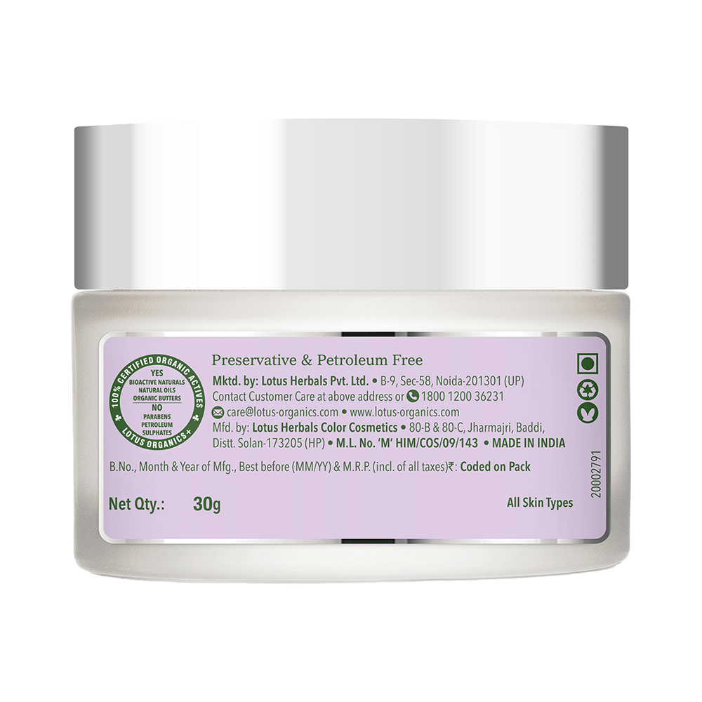 Lotus Organics+ Bakuchiol Plant Retinol Creme SPF 20 PA+++ - Image 2