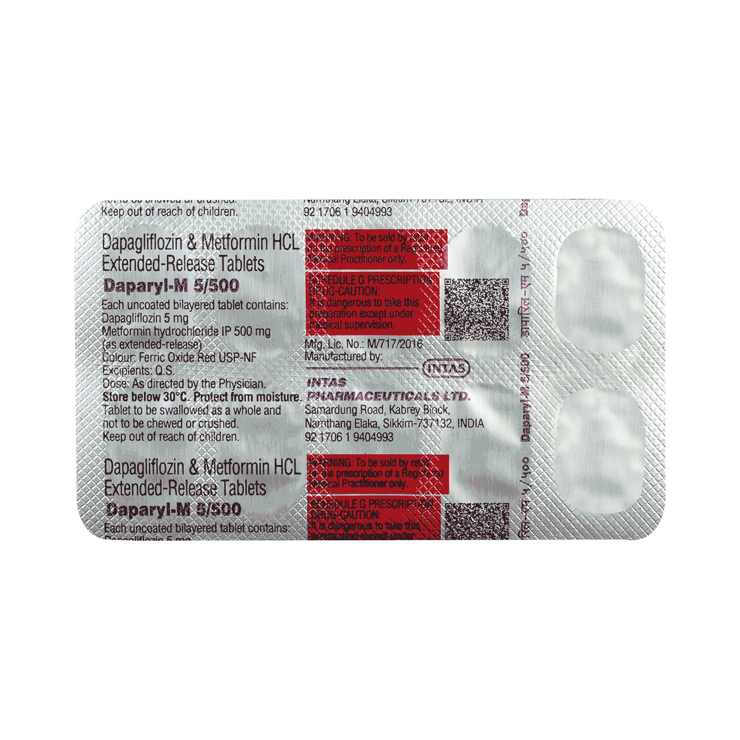 Daparyl M 5mg/500mg Tablet ER - Image 6