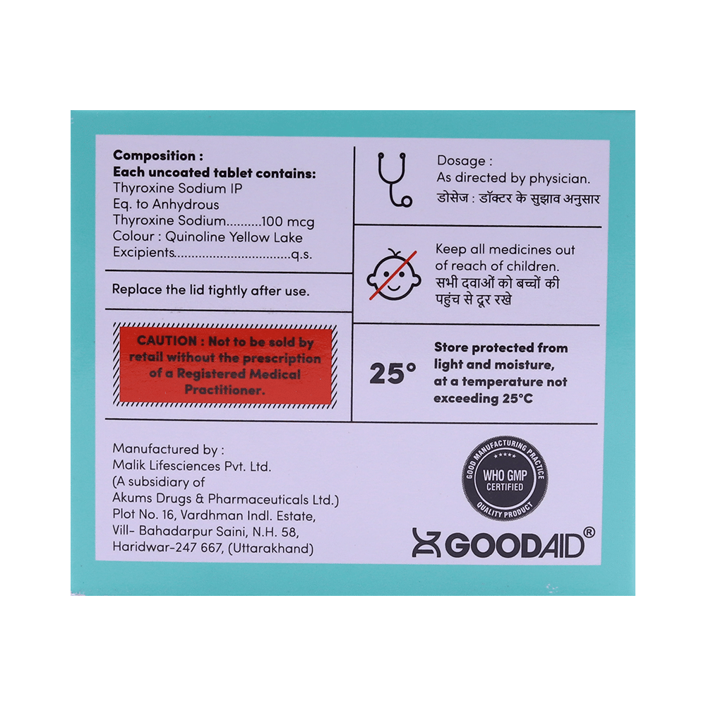Thyrogood 100 Tablet - Image 2