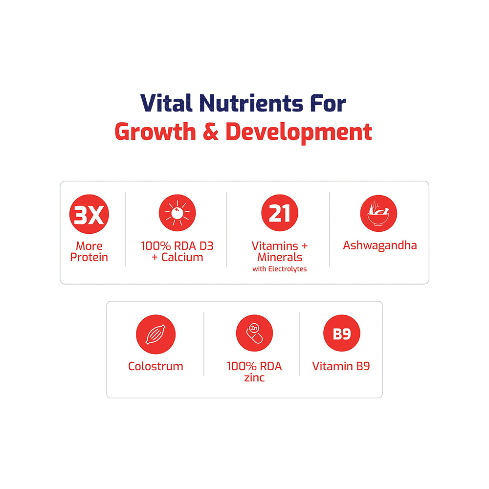 Gritzo SuperMilk Daily Nutrition (13+y Girls) 13+ Yrs Boy Height+ Double Chocolate - Image 6