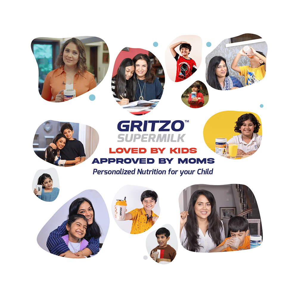 Gritzo SuperMilk Daily Nutrition (13+y Girls) 13+ Yrs Boy Height+ Double Chocolate - Image 3