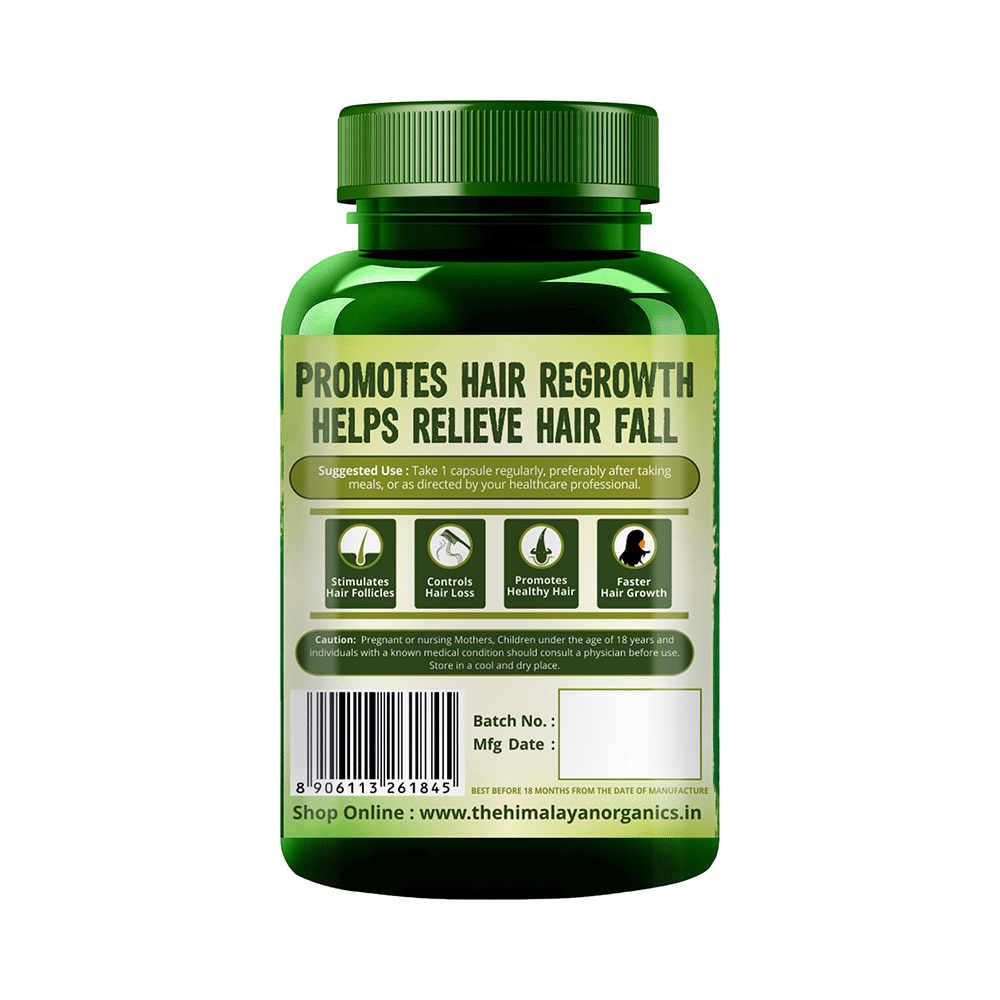 Himalayan Organics Plant Based DHT Blocker Vegetarian Capsule - Image 2