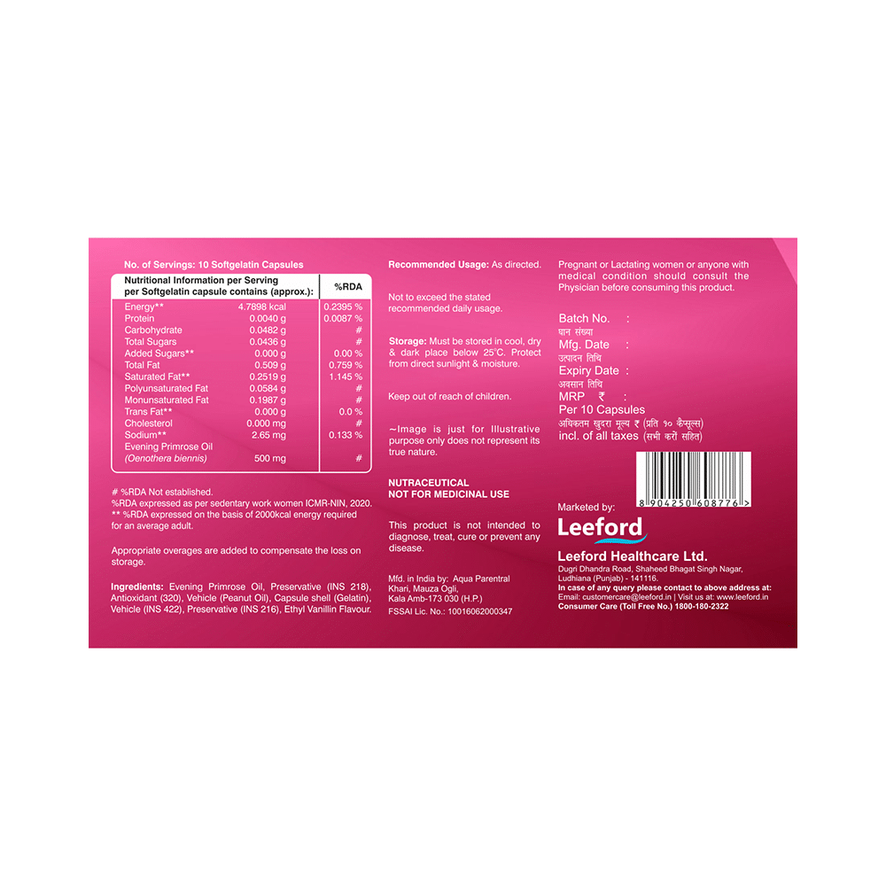 Primoeve 500 Softgel Capsule - Image 2