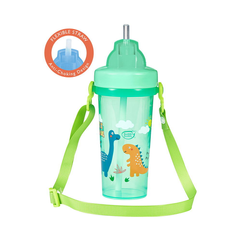 Buddsbuddy BB7229 Straw Sipper with Adjustable Strap 18m+ Green - Image 3
