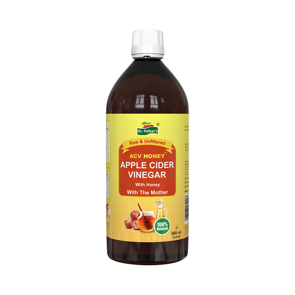 Dr. Patkar's Apple Cider Vinegar Honey with the Mother (500ml Each)