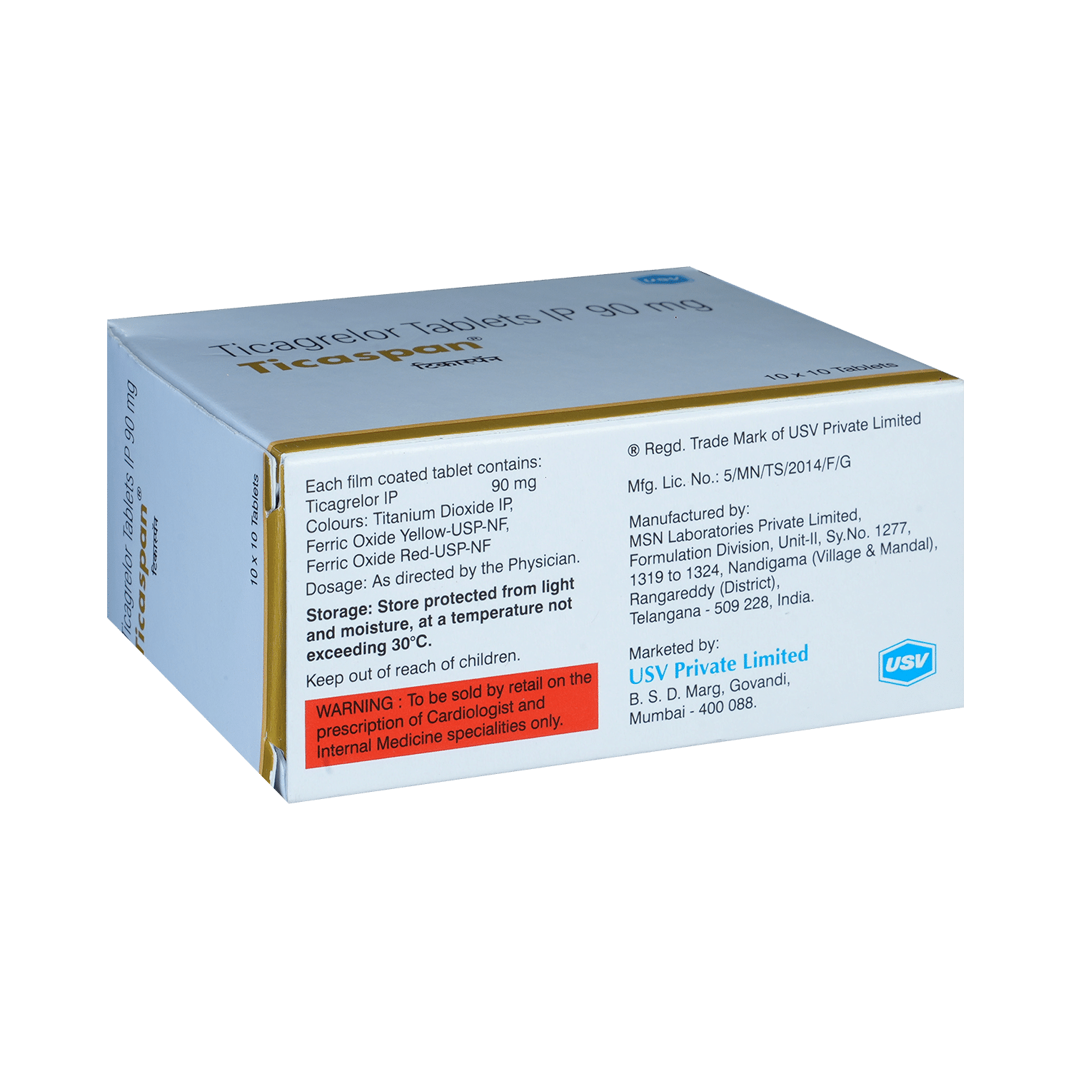 Ticaspan Tablet - Image 3