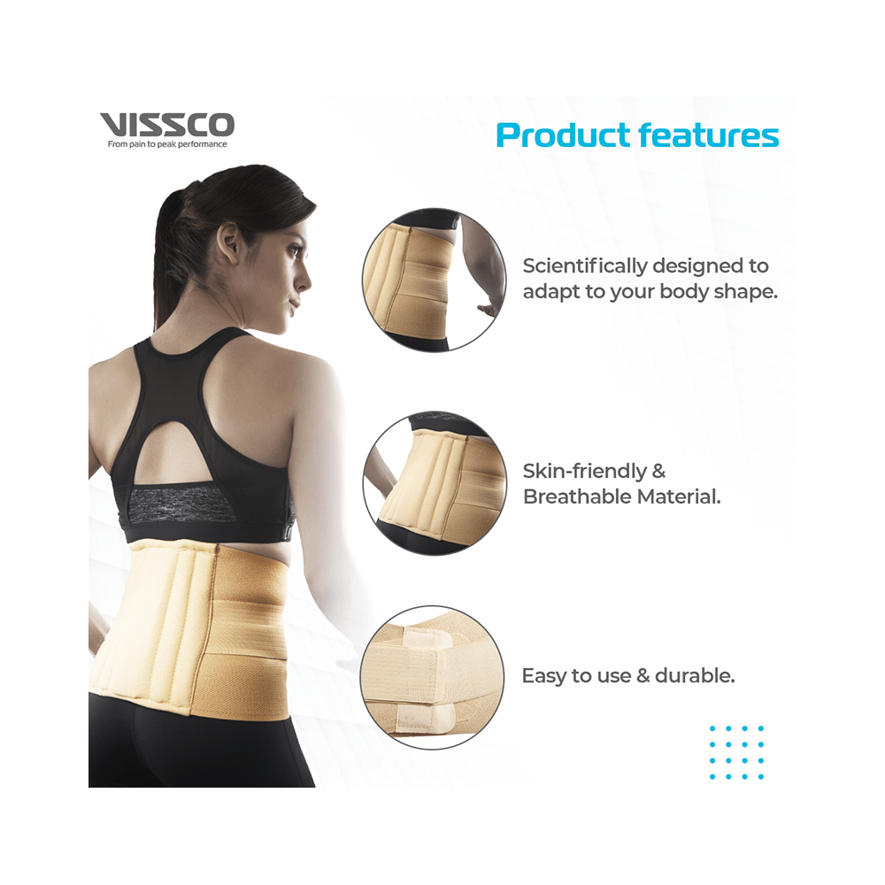 Vissco 0101 Sacro Lumber Belt Medium Beige - Image 4