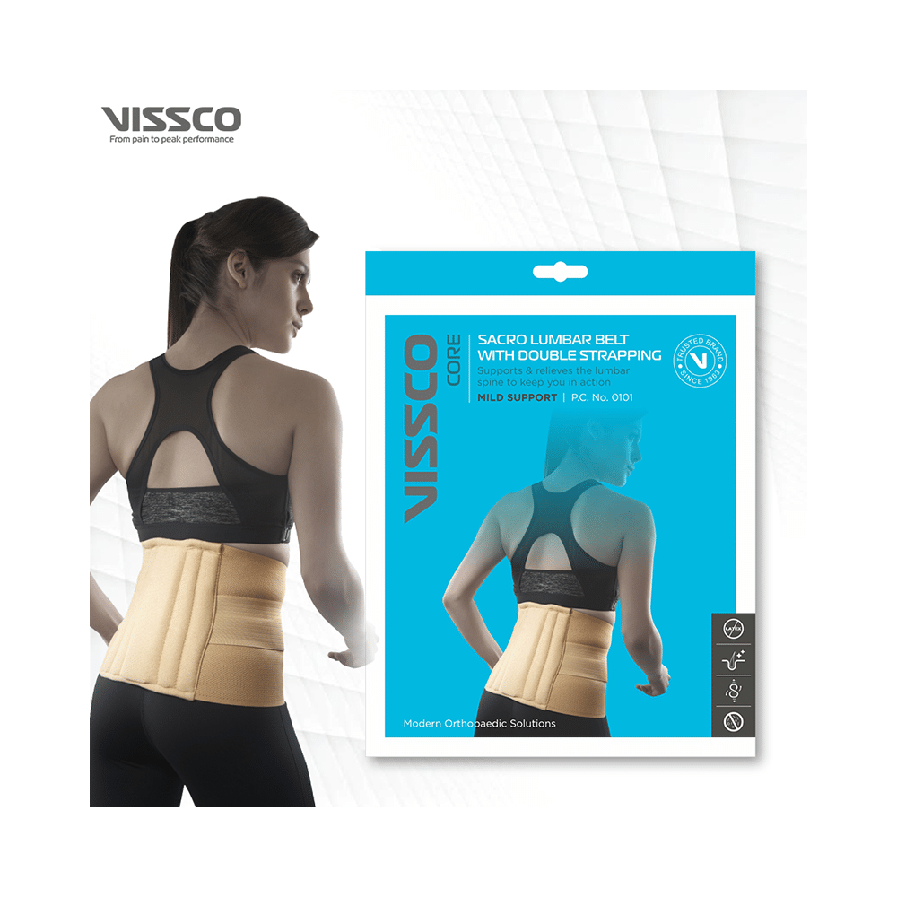 Vissco 0101 Sacro Lumber Belt Medium Beige - Image 6