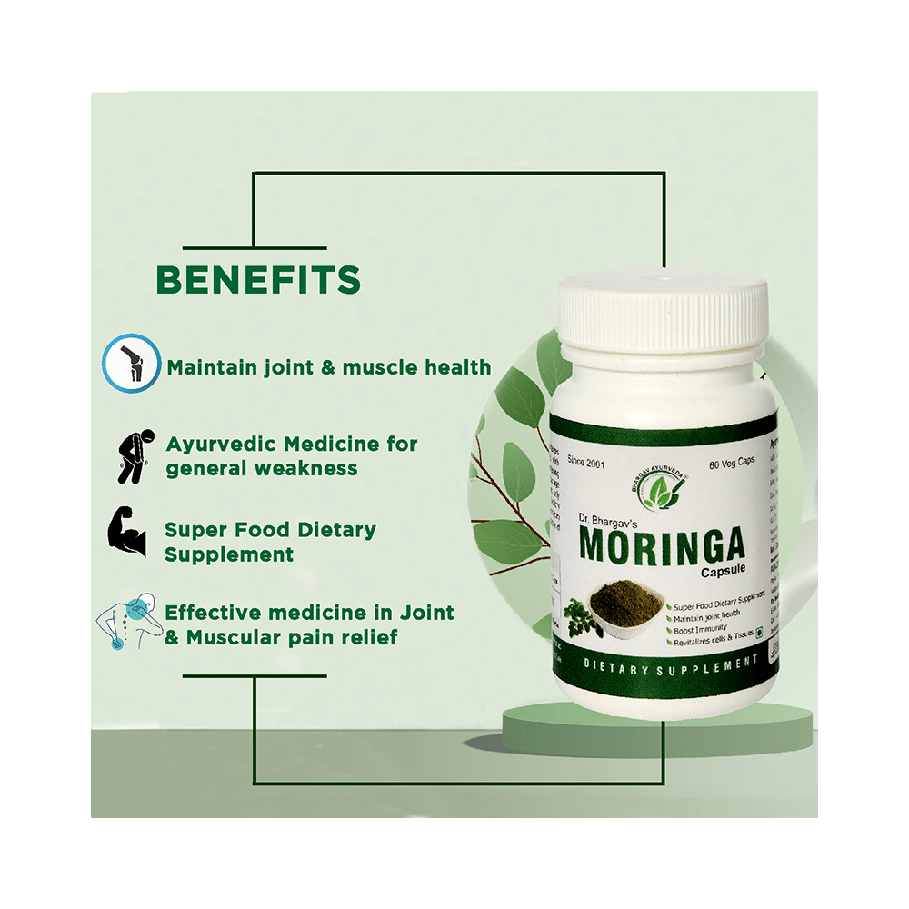 Dr.Bhargav’s Moringa Veg Capsule - Image 3