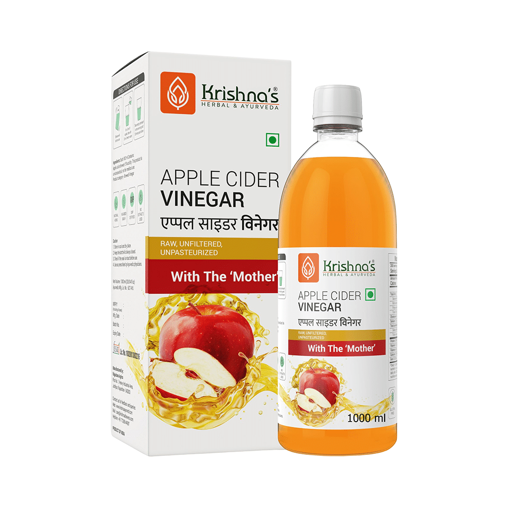 Krishna's Herbal & Ayurveda Apple Cider Vinegar - Image 1