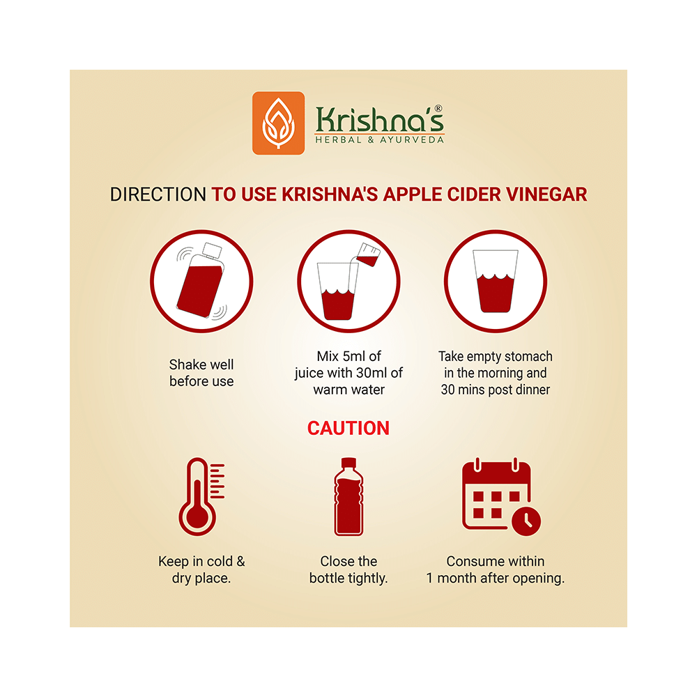 Krishna's Herbal & Ayurveda Apple Cider Vinegar - Image 7