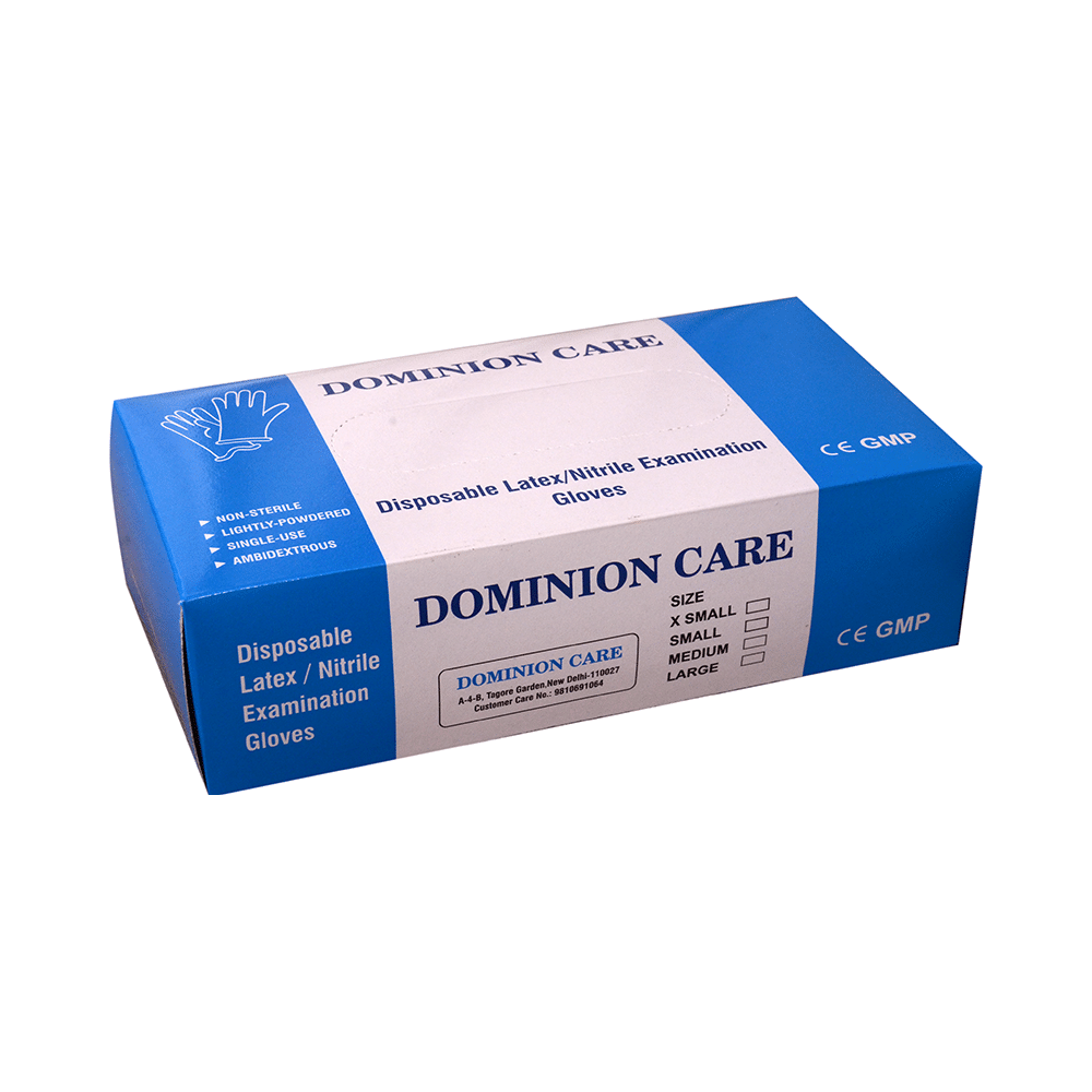 Dominion Care Large Disposable Nitrile Examination Glove