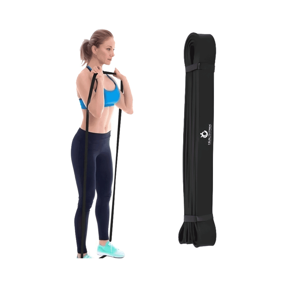 Healthtrek Power Resistance Band Medium Black - Image 1