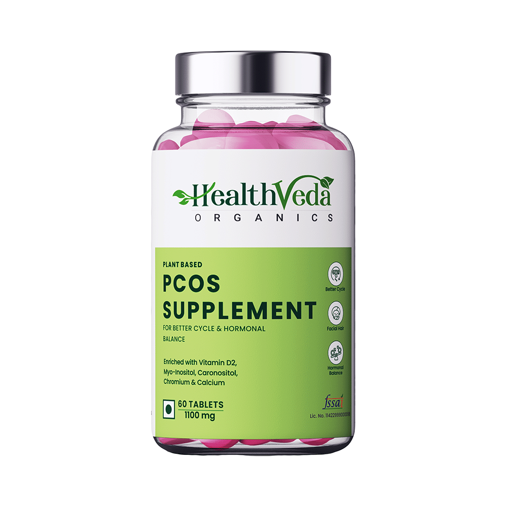 Health Veda Organics PCOS Multivitamin Veg Tablet