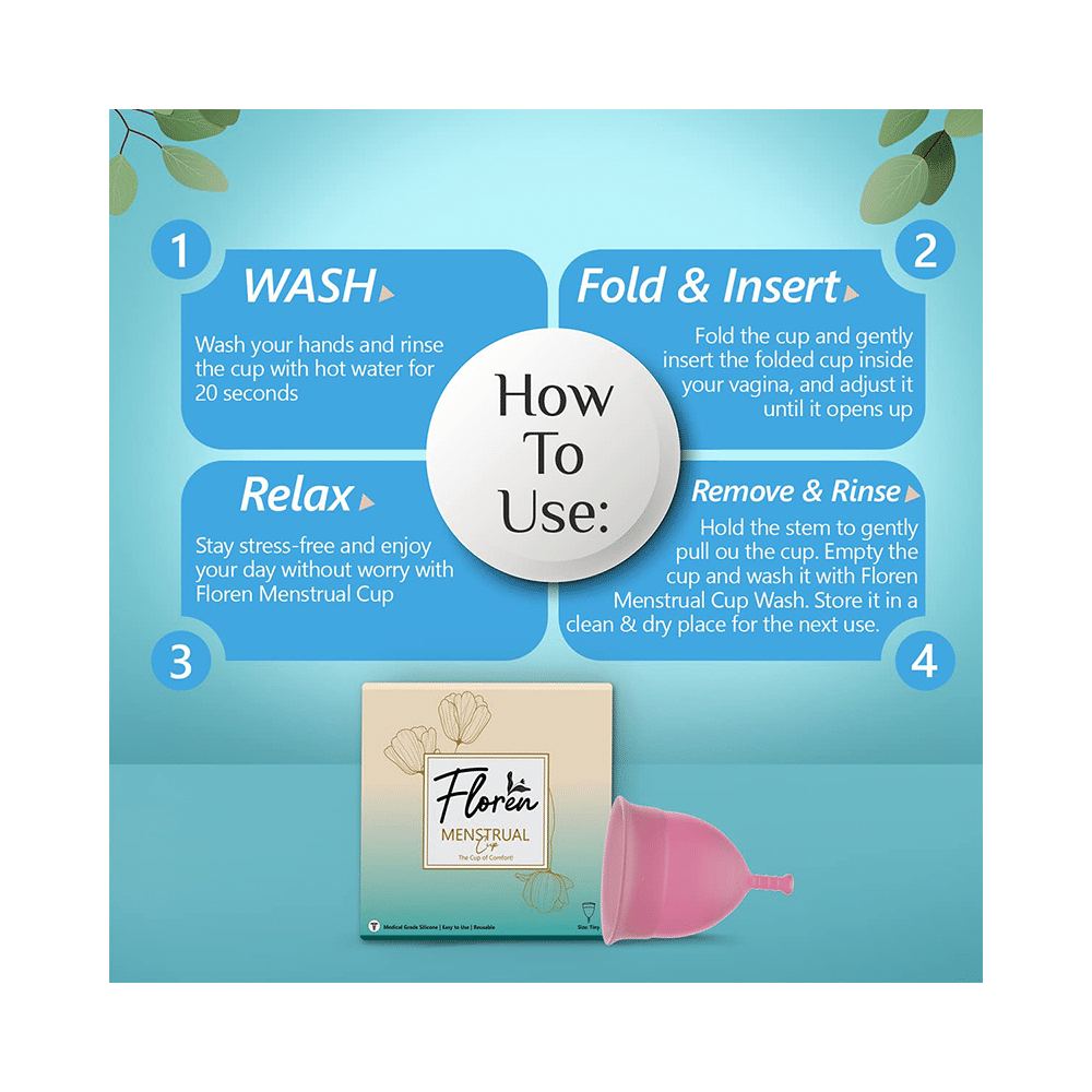 Floren Menstrual Reusable Cup Large - Image 3