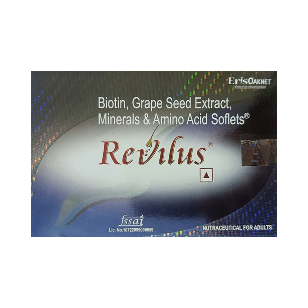 Revilus Soflets with Multivitamins, Micronutrients & Minerals | For Healthy Hair Growth