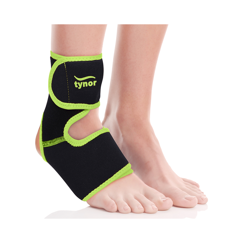 Tynor Ankle Support (Neo) Universal Black and Green