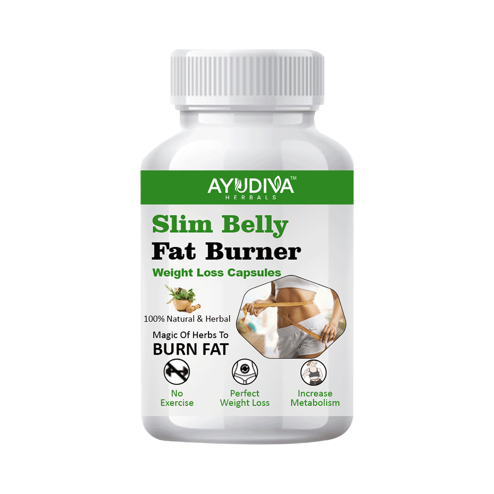 Ayudiva Herbals Slim Belly Fat Burner Capsule - Image 1