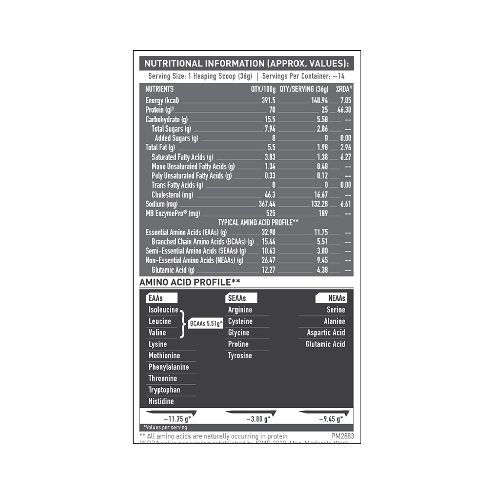MuscleBlaze MuscleBlaze Biozyme Performance Whey Protein | For Muscle Gain | Improves Protein Absorption | Nutrition Care Powder Rich Chocolate - Image 4