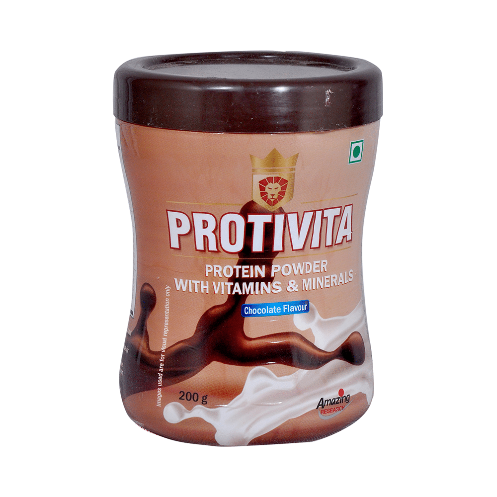 Amazing Research Protivita Protein Powder with Vitamins & Minerals Chocolate - Image 1