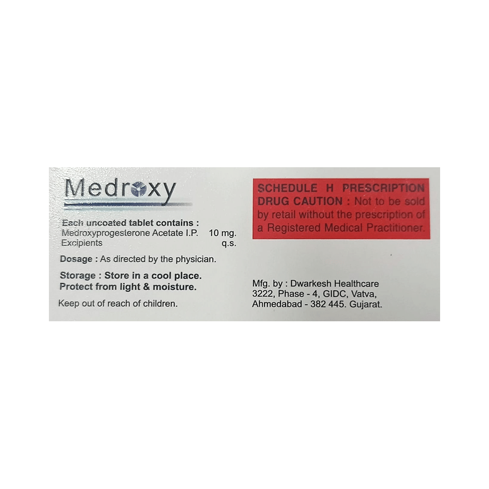 Medroxy 10mg Tablet - Image 2