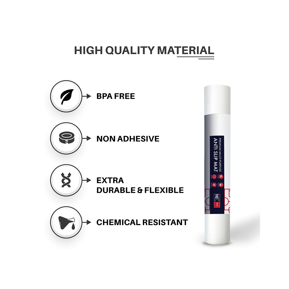 Spotview Premium Multi-Purpose Anti Slip Mat with Natraj Cutter Free 10m x 45cm Transparent - Image 3