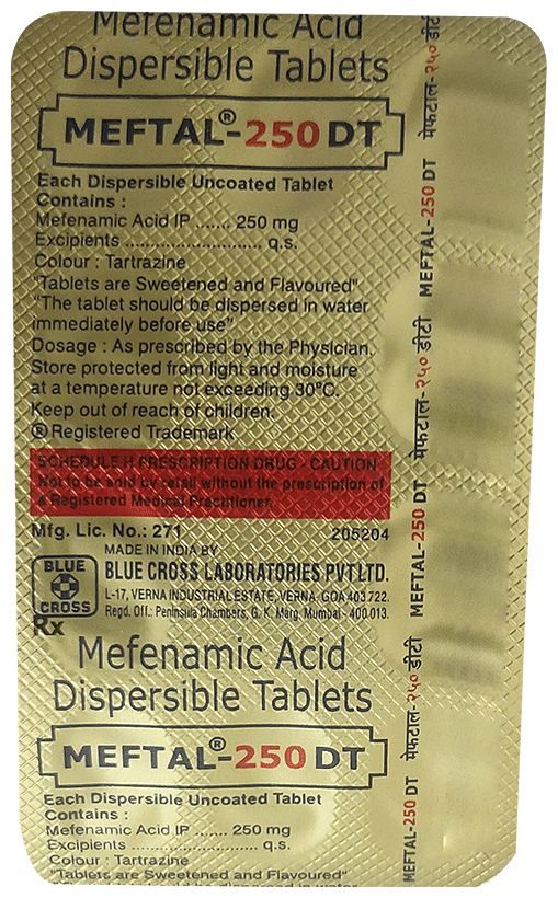 Meftal-250 DT Tablet - Image 1