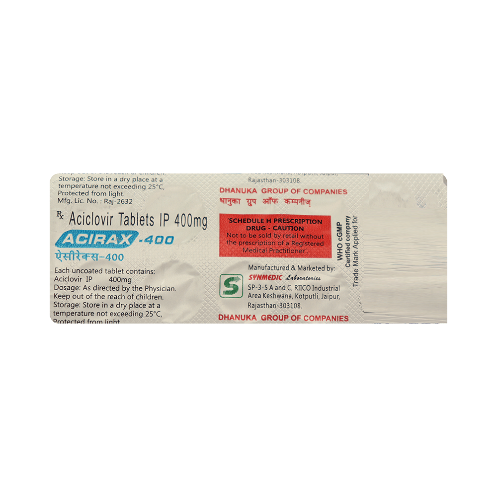 Acirax 400 Tablet - Image 3