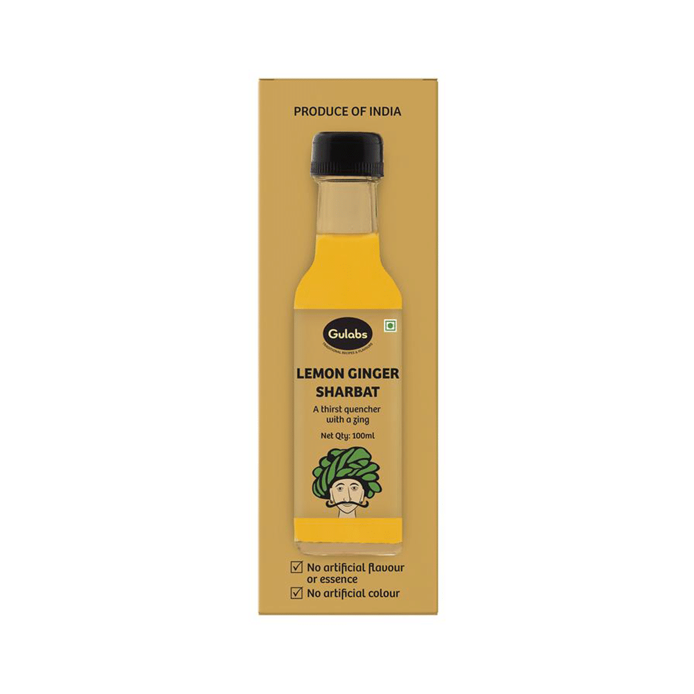 Gulabs Lemon Ginger Sharbat - Image 2