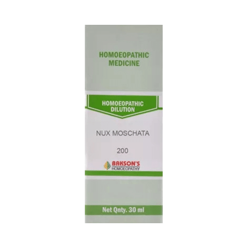 Bakson's Homeopathy Nux Moschata Dilution 200