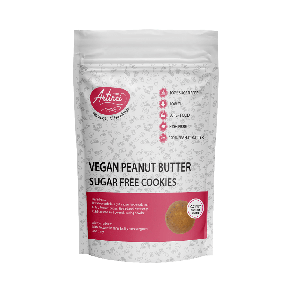 Artinci Vegan Peanut Butter Sugar Free Cookie - Image 1