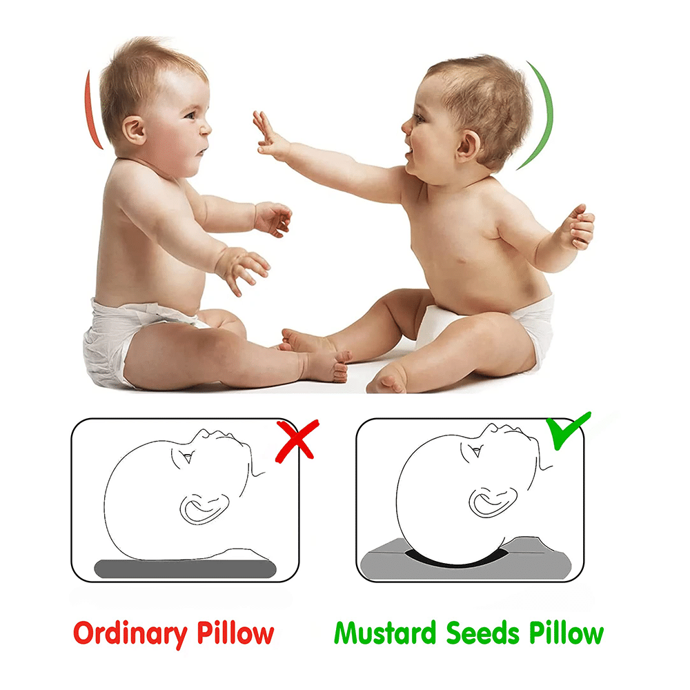 Oyo Baby Mustard Seeds Pillow Strawberry Print - Image 4