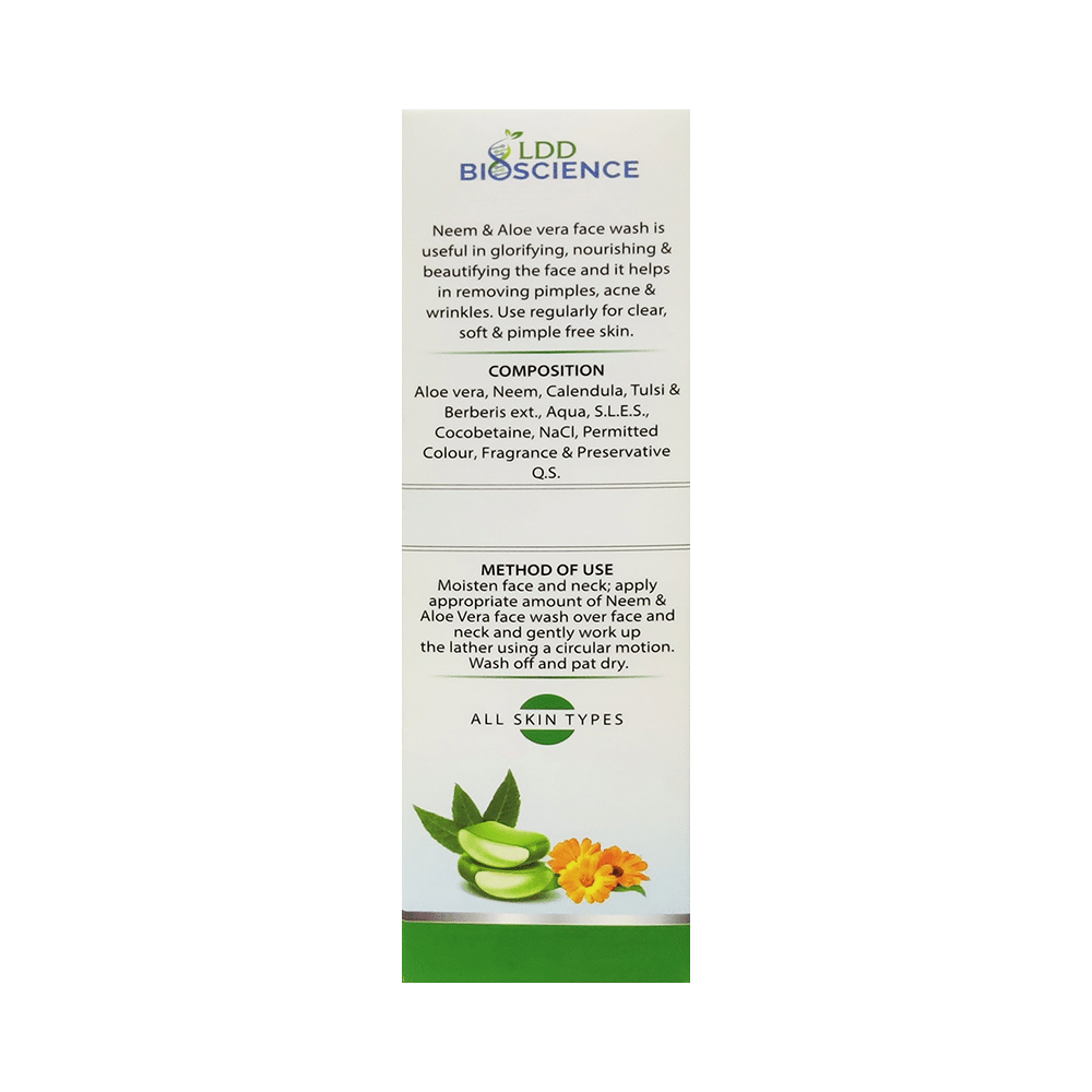 LDD Bioscience Neem & Aloe Vera Face Wash - Image 3