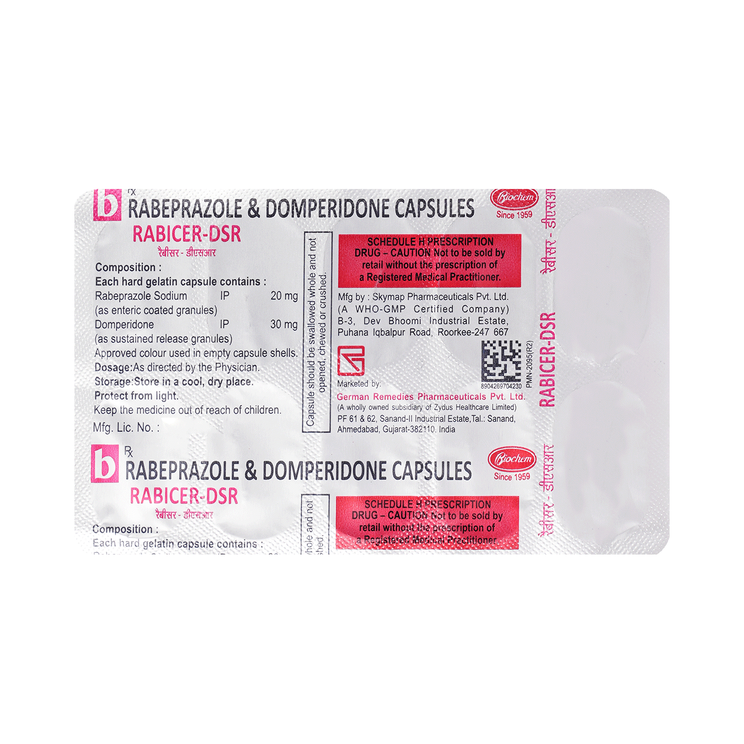 Rabicer DSR 30mg/20mg Capsule - Image 3