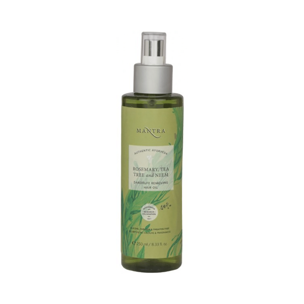 Mantra Rosemary, Teatree and Neem Dandruff Removing Hair Oil - Image 1
