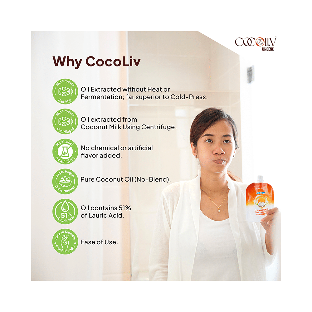 Cocoliv Unbend Gandusha Extra Virgin Coconut Oil (50ml Each) - Image 8