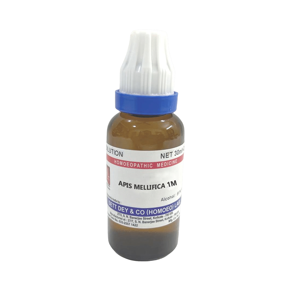 Sett Dey Apis Mellifica Dilution 1M