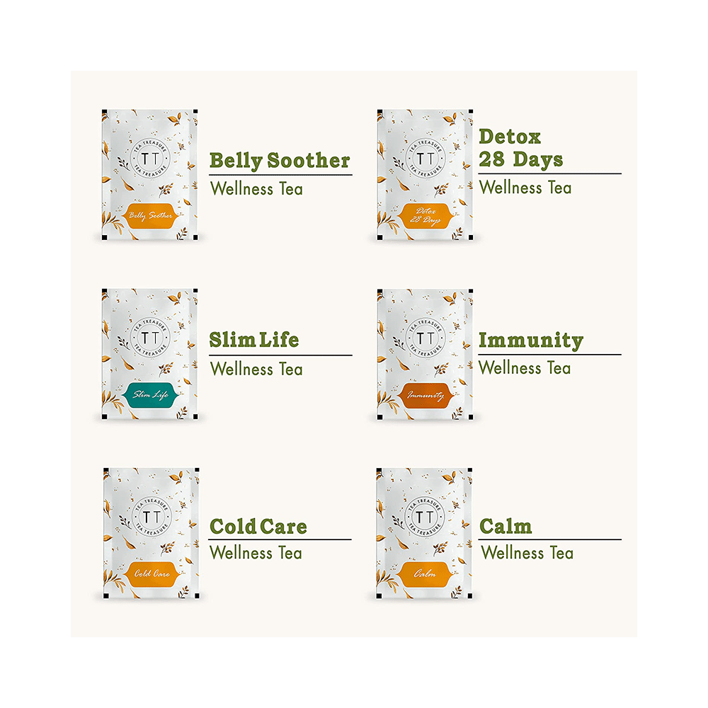 Tea Treasure Wellness Tea Bags (2gm Each) - Image 2