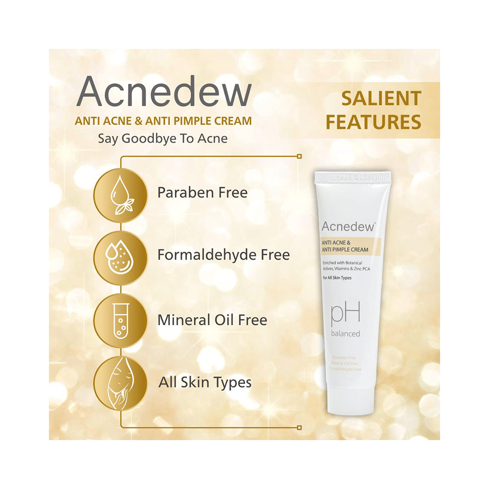 Acnedew PH Balanced Anti Acne & Anti Pimple Cream (25gm Each) - Image 7