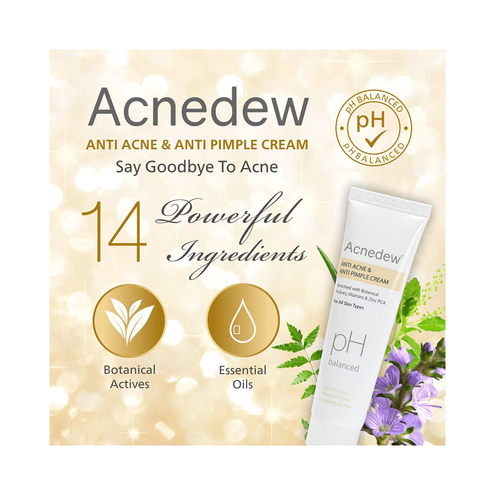 Acnedew PH Balanced Anti Acne & Anti Pimple Cream (25gm Each) - Image 4