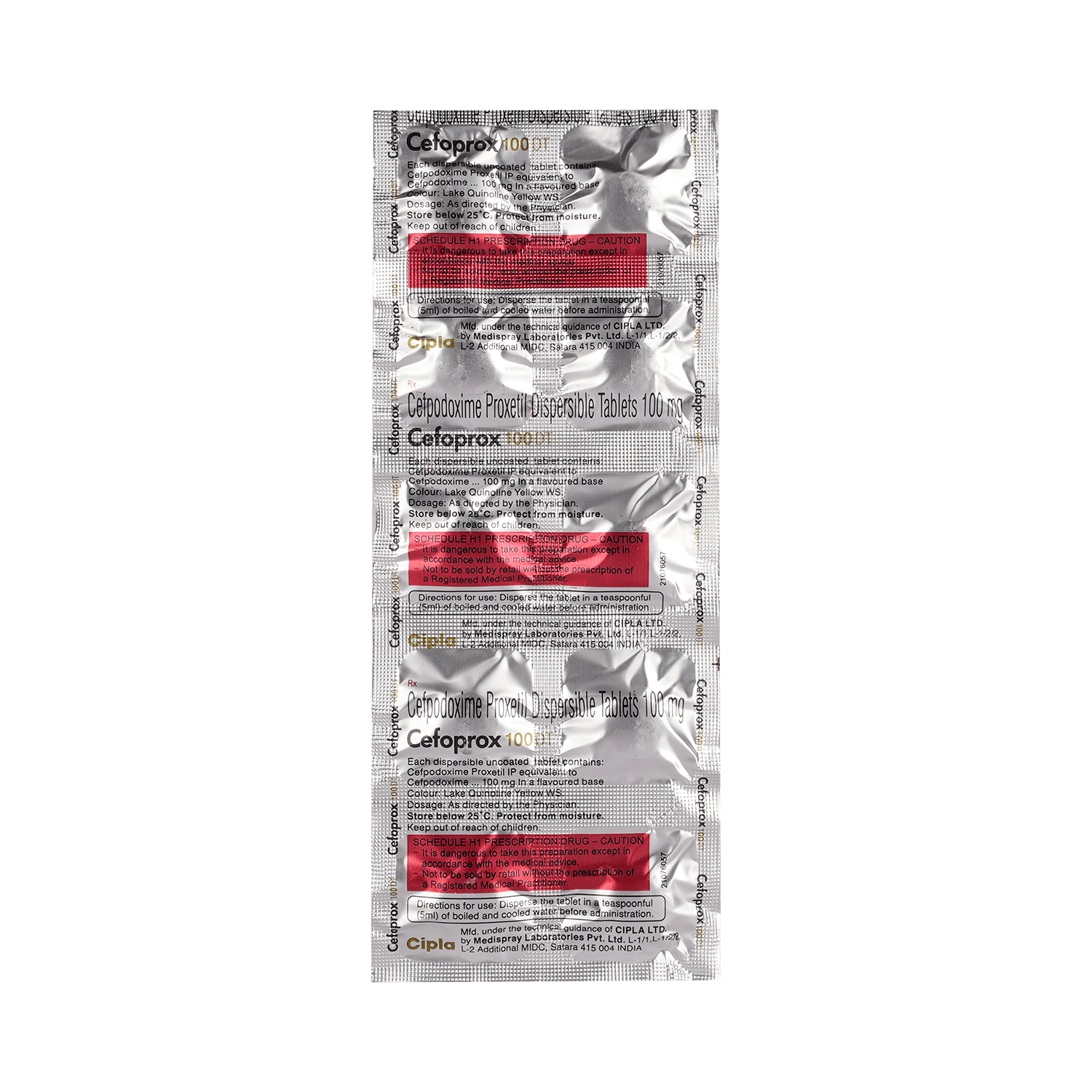 Cefoprox 100mg Tablet DT - Image 5