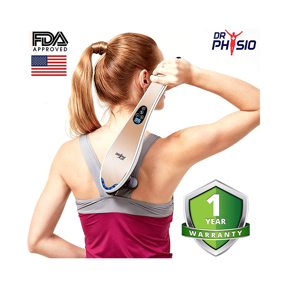 Dr Physio Hammer Pro Electric Powerful Body Massagers with Vibration Golden - Image 2