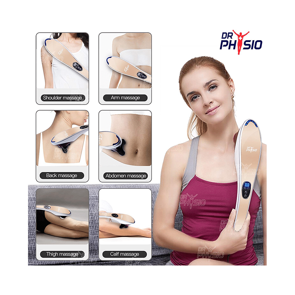 Dr Physio Hammer Pro Electric Powerful Body Massagers with Vibration Golden - Image 5