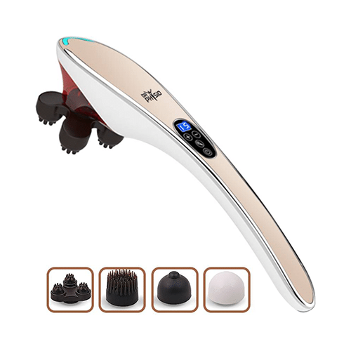 Dr Physio Hammer Pro Electric Powerful Body Massagers with Vibration Golden