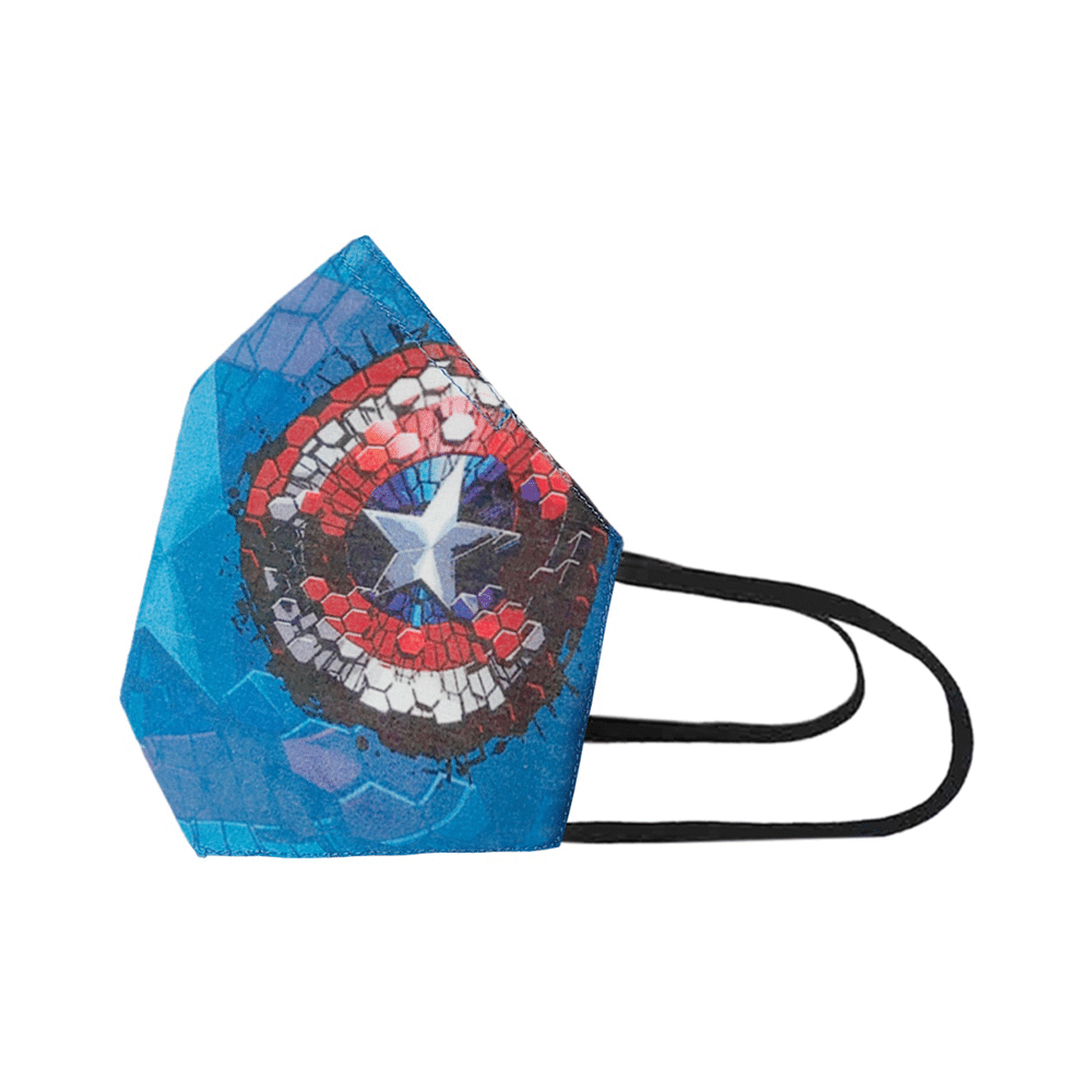 Airific Marvel Captain America Hex Shield Face Mask Medium - Image 4