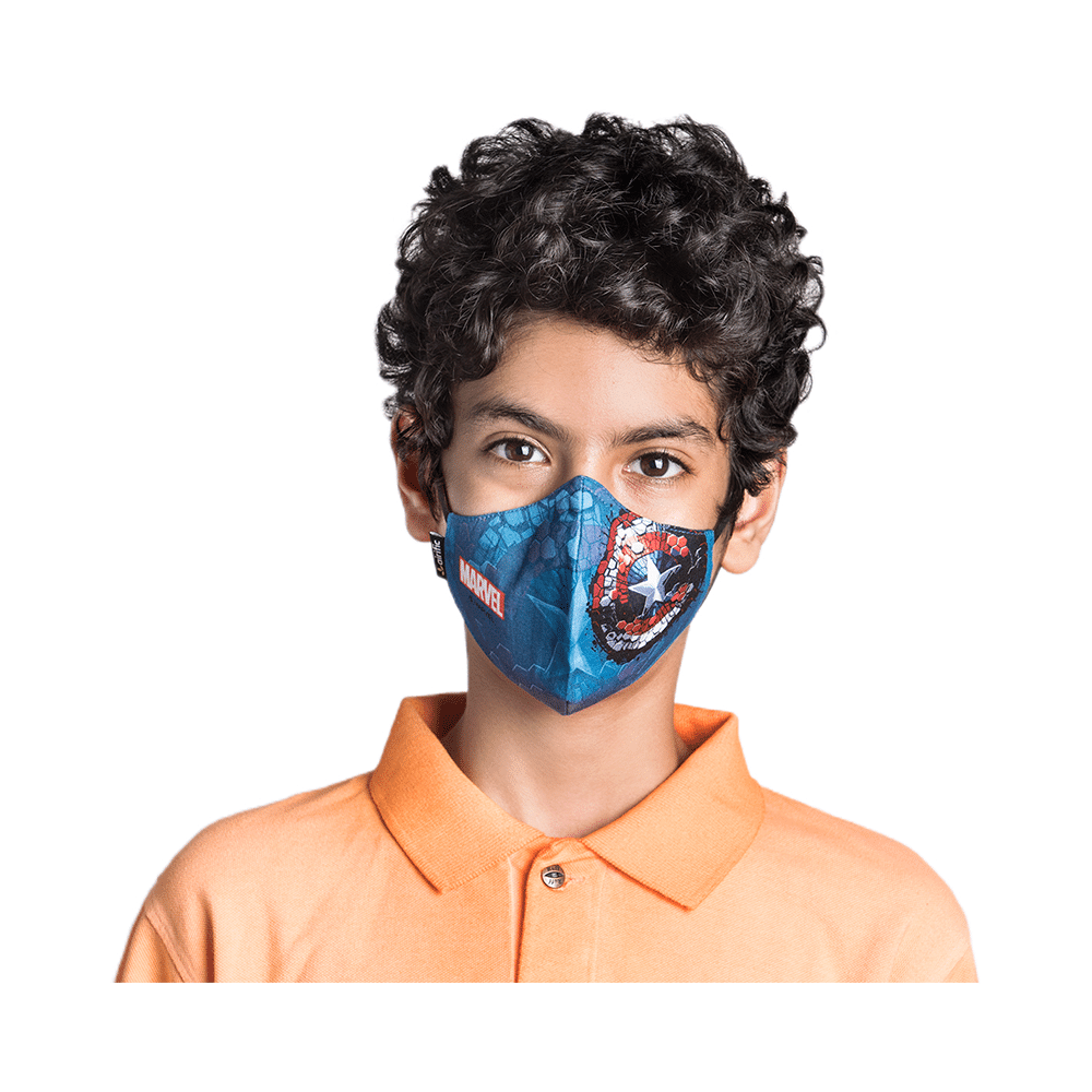Airific Marvel Captain America Hex Shield Face Mask Medium